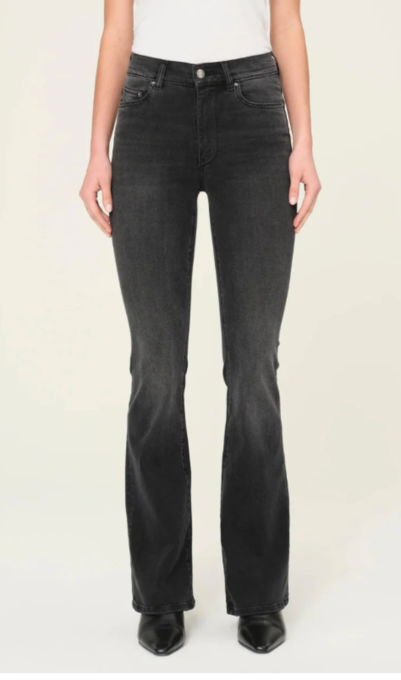 NEW DL1961 Bridget Boot Instasculpt - Soft Black 26 Jeans Boot Cut